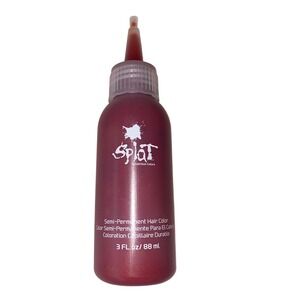 New Midnight Ruby Splat Red‎ Semi-Permanent Hair Dye Sealed Bottle Color